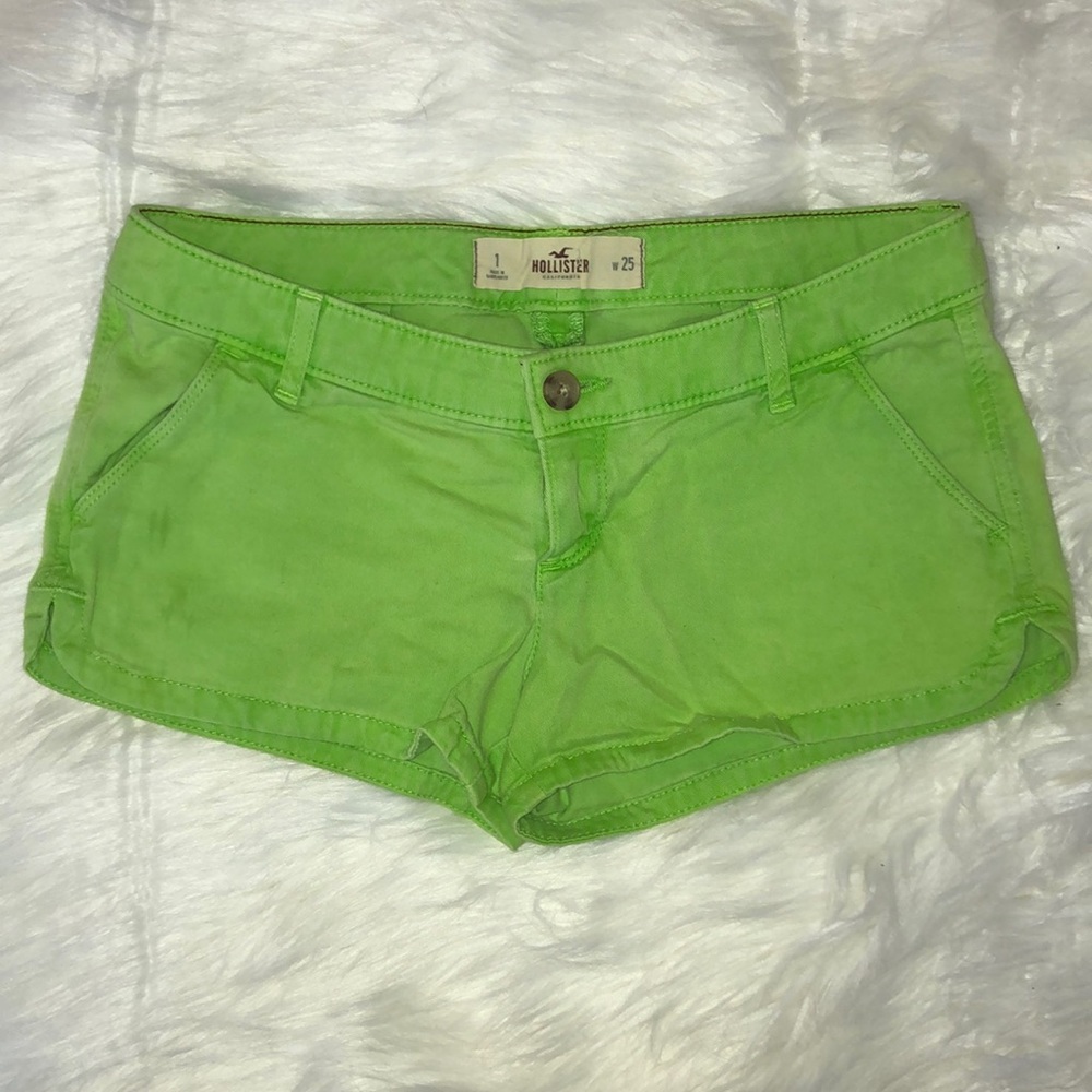 Lime Green Soft Shorts
